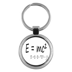 E=mc2 Formula Physics Relativity Key Chains (round) 