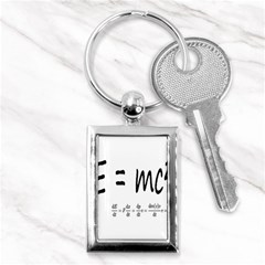 E=mc2 Formula Physics Relativity Key Chains (rectangle)  by picsaspassion