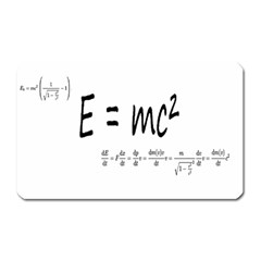 E=mc2 Formula Physics Relativity Magnet (rectangular) by picsaspassion