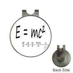 E=mc2 Formula Physics Relativity Hat Clips With Golf Markers by picsaspassion