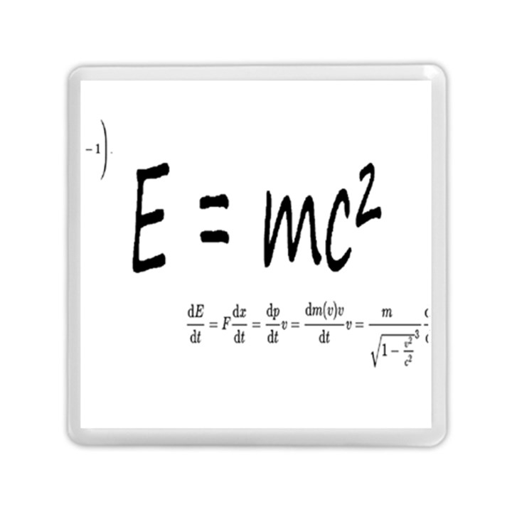 E=mc2 formula physics relativity Memory Card Reader (Square) 