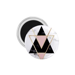 Triangles,gold,black,pink,marbles,collage,modern,trendy,cute,decorative, 1 75  Magnets by NouveauDesign