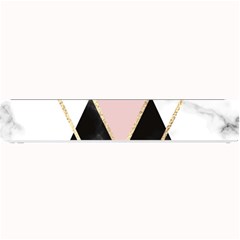 Triangles,gold,black,pink,marbles,collage,modern,trendy,cute,decorative, Small Bar Mats by NouveauDesign