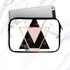 Triangles,gold,black,pink,marbles,collage,modern,trendy,cute,decorative, Apple Ipad Mini Zipper Cases by NouveauDesign