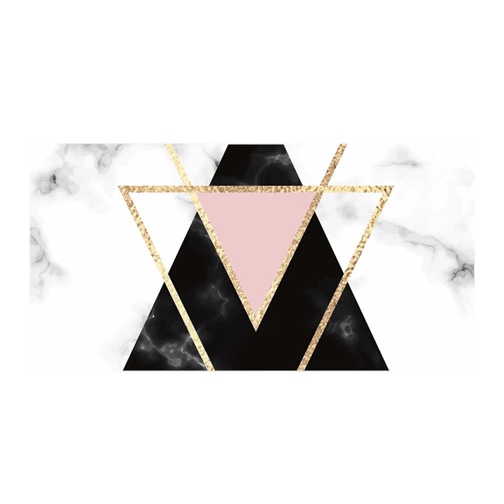 Triangles,gold,black,pink,marbles,collage,modern,trendy,cute,decorative, Satin Wrap