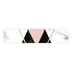 Triangles,gold,black,pink,marbles,collage,modern,trendy,cute,decorative, Velvet Scrunchie by NouveauDesign