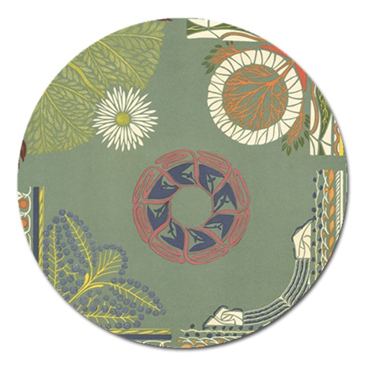 Artnouveau18 Magnet 5  (Round)