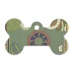 Artnouveau18 Dog Tag Bone (Two Sides) Front