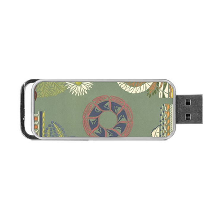 Artnouveau18 Portable USB Flash (Two Sides)