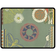 Artnouveau18 Double Sided Fleece Blanket (large)  by NouveauDesign