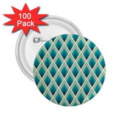 Artdecoteal 2 25  Buttons (100 Pack)  by NouveauDesign