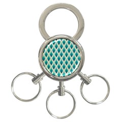 Artdecoteal 3-ring Key Chains by NouveauDesign