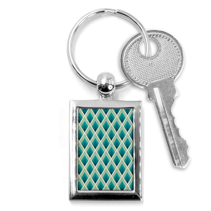 Artdecoteal Key Chains (Rectangle) 