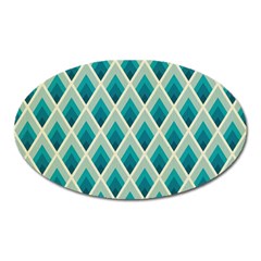 Artdecoteal Oval Magnet by NouveauDesign