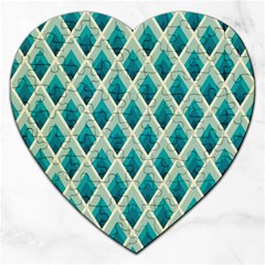 Artdecoteal Jigsaw Puzzle (heart) by NouveauDesign