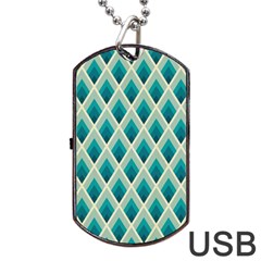 Artdecoteal Dog Tag Usb Flash (two Sides) by NouveauDesign