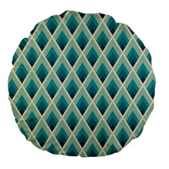 Artdecoteal Large 18  Premium Round Cushions by NouveauDesign