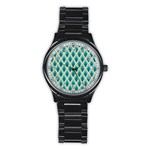 Artdecoteal Stainless Steel Round Watch Front