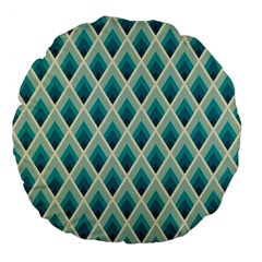 Artdecoteal Large 18  Premium Flano Round Cushions by NouveauDesign