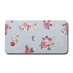 Floral Blue Medium Bar Mats by NouveauDesign