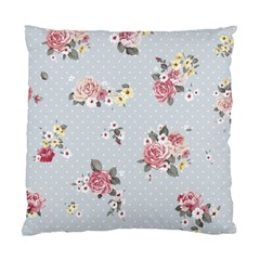 Floral Blue Standard Cushion Case (one Side) by NouveauDesign