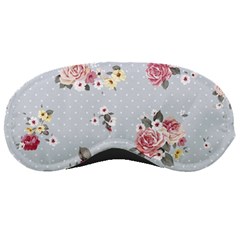 Floral Blue Sleeping Masks by NouveauDesign