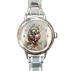  Round Italian Charm Watch by Koolcat