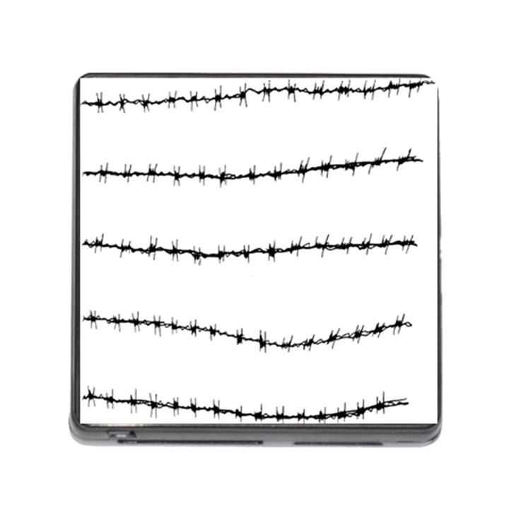 Barbed Wire Black Memory Card Reader (Square)