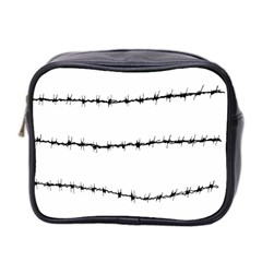 Barbed Wire Black Mini Toiletries Bag 2-side