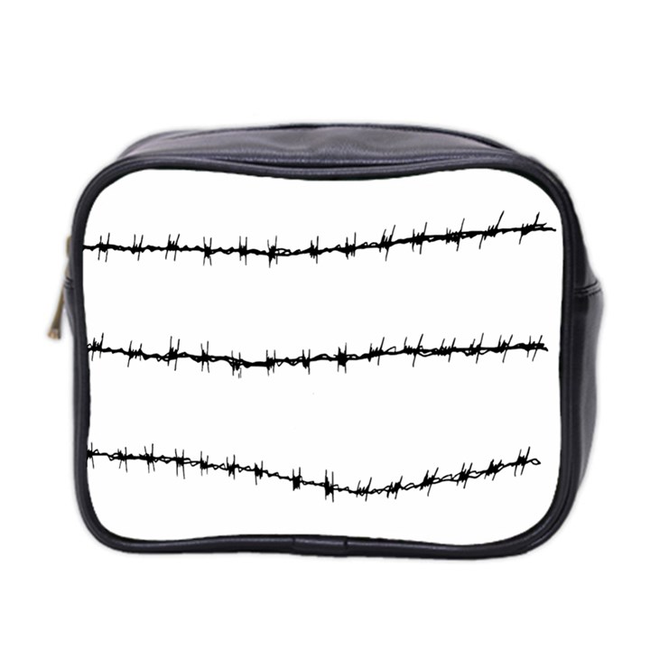 Barbed Wire Black Mini Toiletries Bag 2-Side