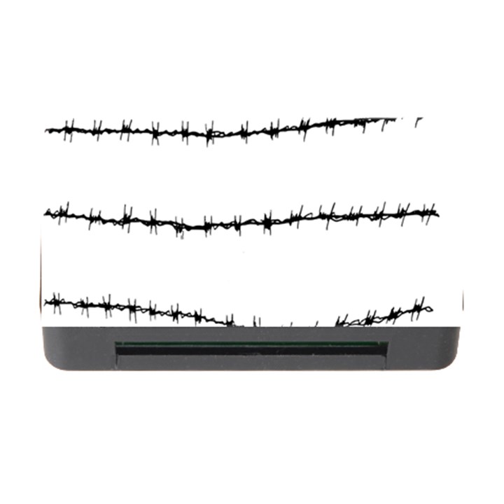 Barbed Wire Black Memory Card Reader with CF