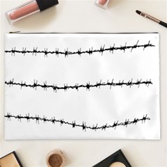 Barbed Wire Black Cosmetic Bag (xxl) 