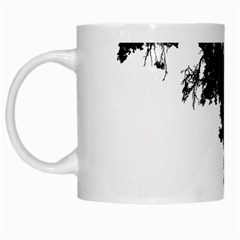 Black Father Daughter Natural Hill White Mugs