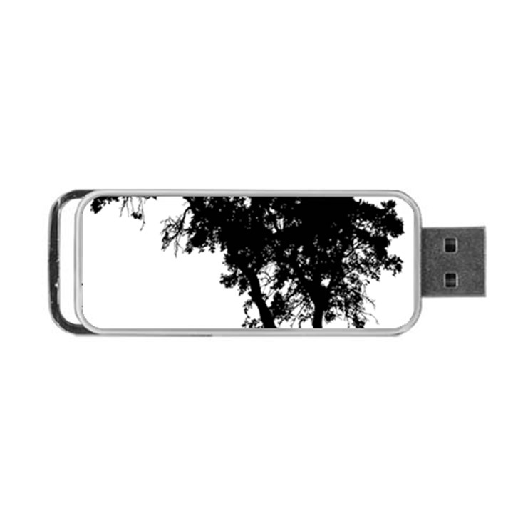 Black Father Daughter Natural Hill Portable USB Flash (Two Sides)