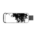 Black Father Daughter Natural Hill Portable USB Flash (Two Sides) Back