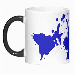 Blue Plaint Splatter Morph Mugs by Mariart