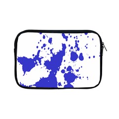 Blue Plaint Splatter Apple Ipad Mini Zipper Cases by Mariart