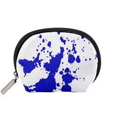 Blue Plaint Splatter Accessory Pouches (small) 