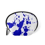 Blue Plaint Splatter Accessory Pouches (Small)  Back