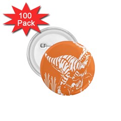 Animals Dinosaur Ancient Times 1 75  Buttons (100 Pack)  by Mariart