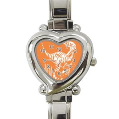 Animals Dinosaur Ancient Times Heart Italian Charm Watch