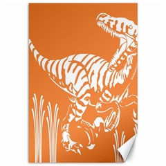 Animals Dinosaur Ancient Times Canvas 12  X 18  