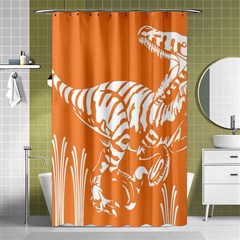 Animals Dinosaur Ancient Times Shower Curtain 48  X 72  (small) 