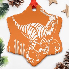 Animals Dinosaur Ancient Times Ornament (snowflake)