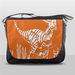 Animals Dinosaur Ancient Times Messenger Bags by Mariart