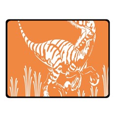 Animals Dinosaur Ancient Times Double Sided Fleece Blanket (small)  by Mariart