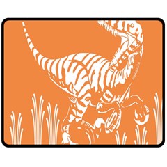 Animals Dinosaur Ancient Times Double Sided Fleece Blanket (medium)  by Mariart