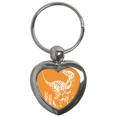 Animals Dinosaur Ancient Times Key Chains (heart) 