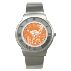 Animals Dinosaur Ancient Times Stainless Steel Watch