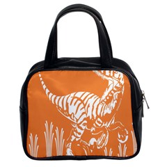 Animals Dinosaur Ancient Times Classic Handbags (2 Sides)